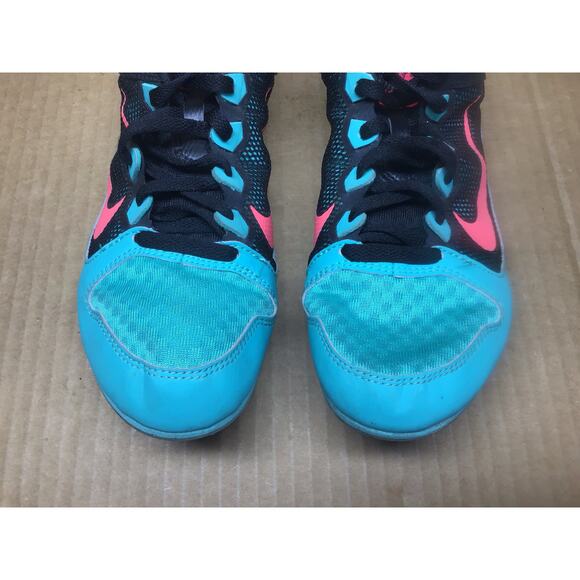 Nike Rival MD 7 Hyper Jade/Black Track &  Spikes Running Cleats 8.5 - Picture 4 of 12